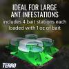 imageTERRO T1804SR Outdoor ReadytoUse Liquid Ant Bait Killer and Trap  Kills Common Household Ants  8 Bait Stations4 Bait Stations