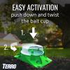 imageTERRO T1804SR Outdoor ReadytoUse Liquid Ant Bait Killer and Trap  Kills Common Household Ants  8 Bait Stations4 Bait Stations