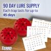 imageTerro Fruit Fly Traps for Indoors 12 Pack  540 Days of Lure Supply12 Traps