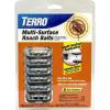 imageTERRO T500SR Indoor MultiSurface Roach Bait Stations  Indoor Roach Killer 12 Bait Stations Black1 Pack