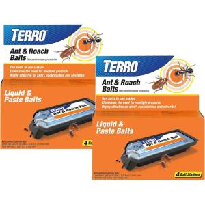 imageTerro T360 Ant ampamp Roach Bait  Indoor Ant Killer and Roach Killer  Attracts and Kills Ants Roaches and Silverfish2 Pack