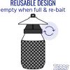 imageTERRO T380 Outdoor Reusable Fly Magnet Fly Trap  Poison Free Fly Killer and Trap with Baitwhite