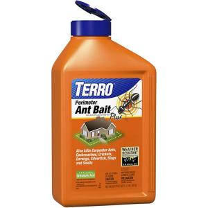 imageTERRO T2600 Perimeter Ant Bait Plus  Outdoor Ant Bait and Killer  Attracts and Kills Ants Carpenter Ants Roaches Crickets Earwigs Silverfish Slugs and Snails  2 Pack 4Lbs1 Pack