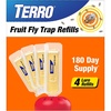 image:imageTERRO Fruit Fly Trap Refills  4 Pack of Lure Refills